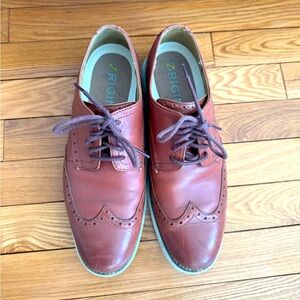 Cole Haan ØriginalGrand Wingtip Oxford BROWN lug sole shoes